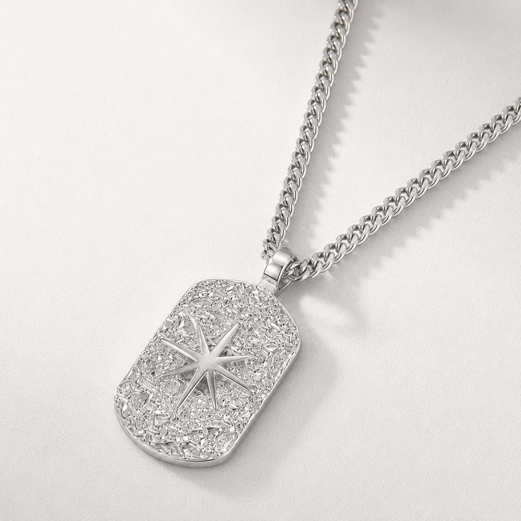 【Ice237】North Startag Necklace 全体が分かる商品画像
