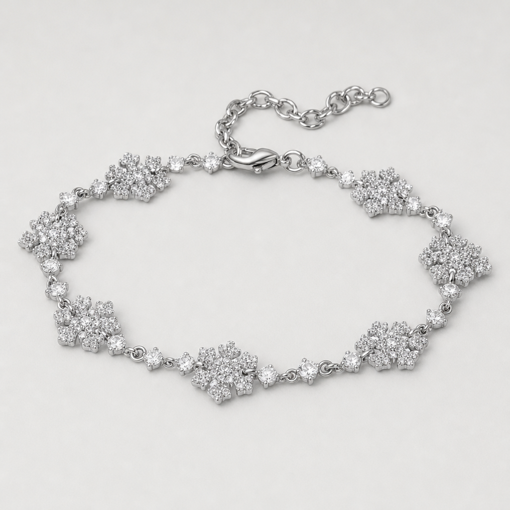 【Ice27】Snowflake Bracelet 全体が分かる商品画像