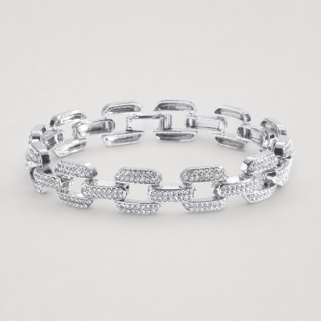 【Ice29】Iced Out Link Bracelet 全体が分かる商品画像