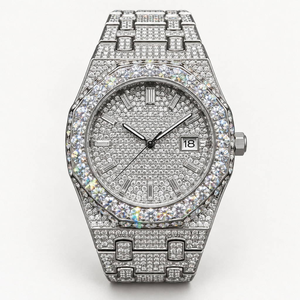 ICE38 Imperium Lux Jewel Watchの全体。シルバーカラーの商品画像