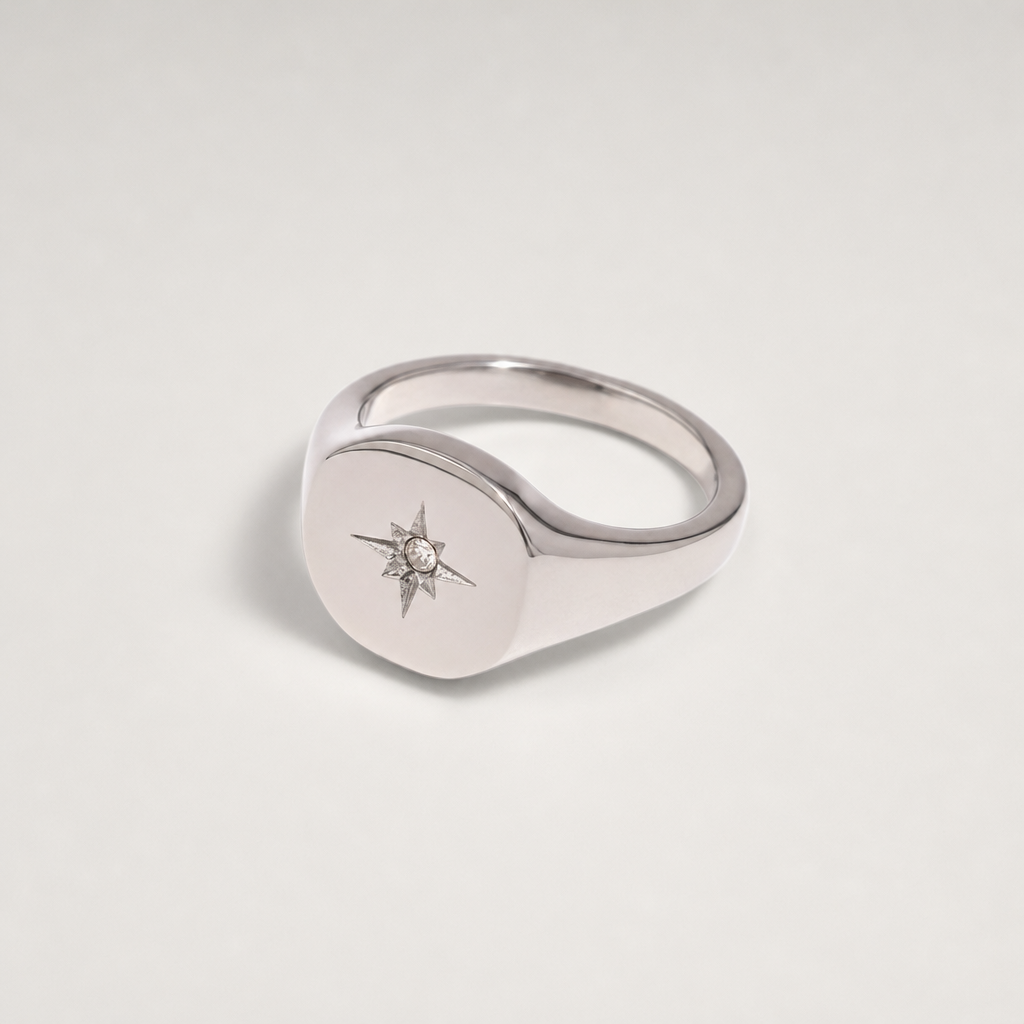 【Ice44】Signet Ring 全体が分かる商品画像