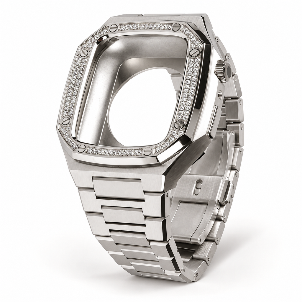 【Ice53】Iced Out Luxury Apple Watch Case 全体が分かる商品画像