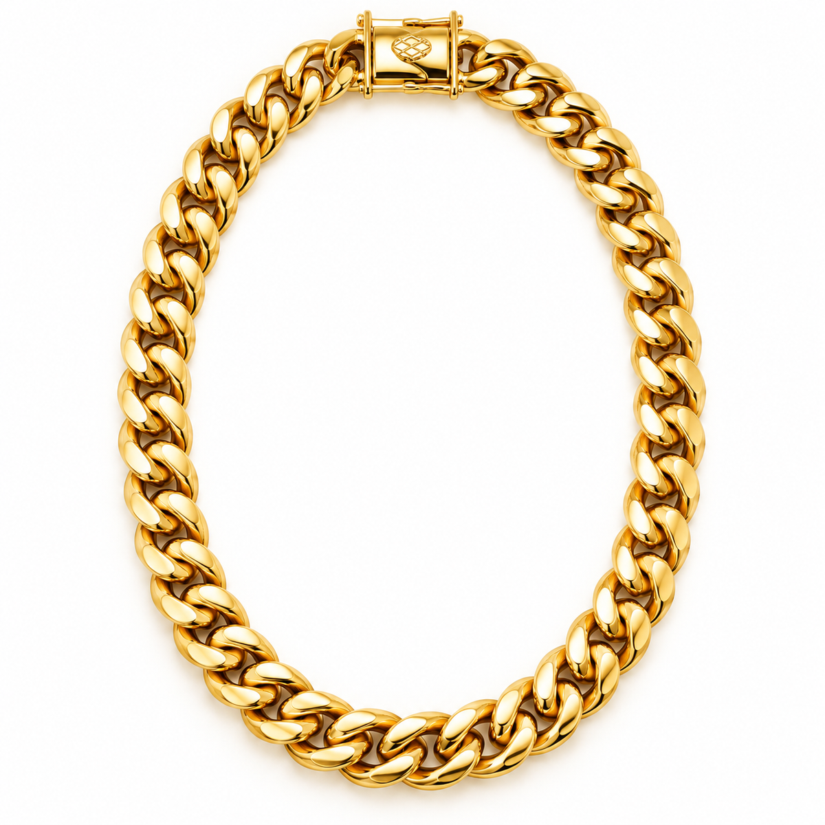 【Ice55】Cuban Link Chain Necklace 全体が分かる商品画像