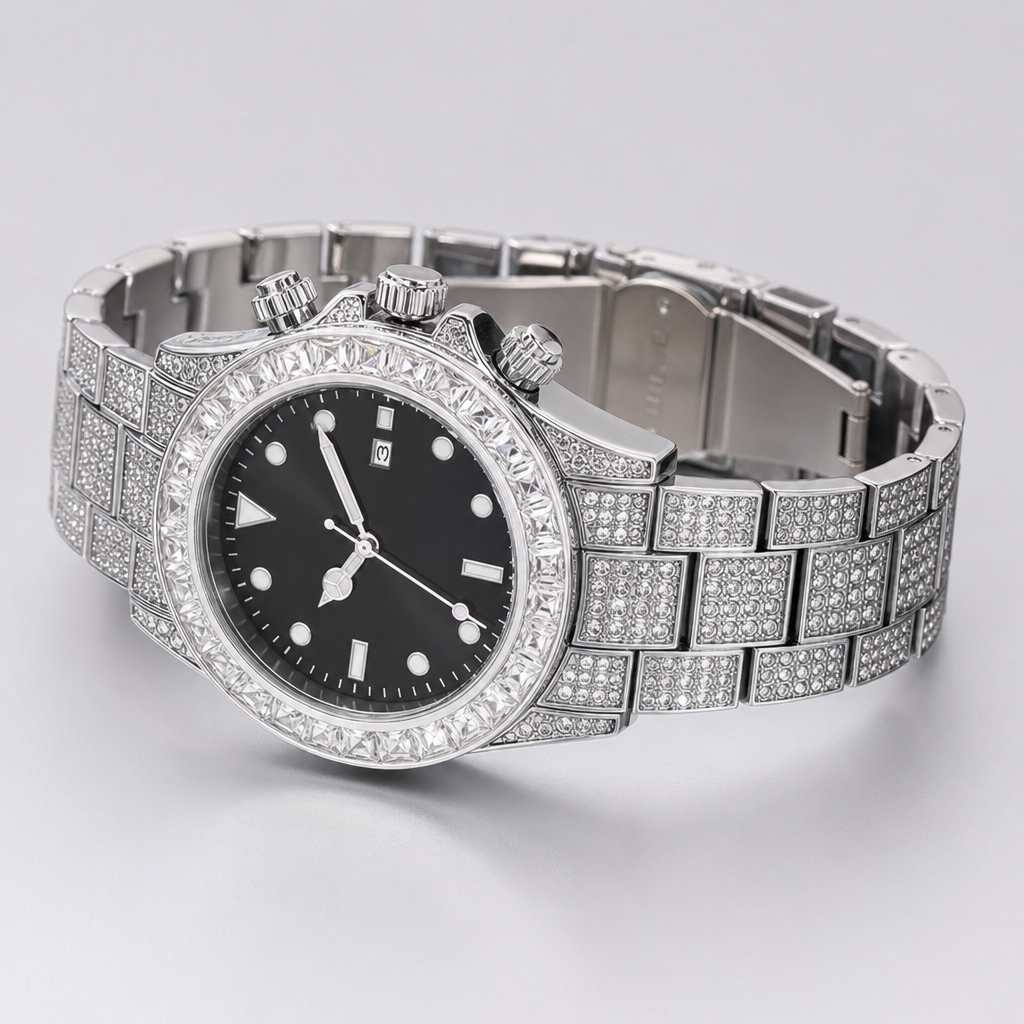 【Ice76】Aurum Oceanic Chronograph Watch 全体が分かる商品画像